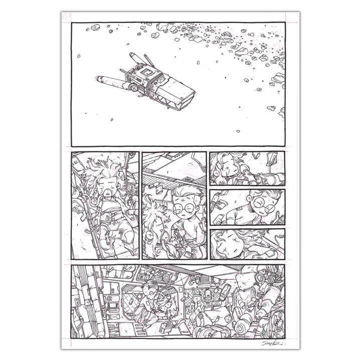 Guillaume Singelin - Frontier - Original panel 180