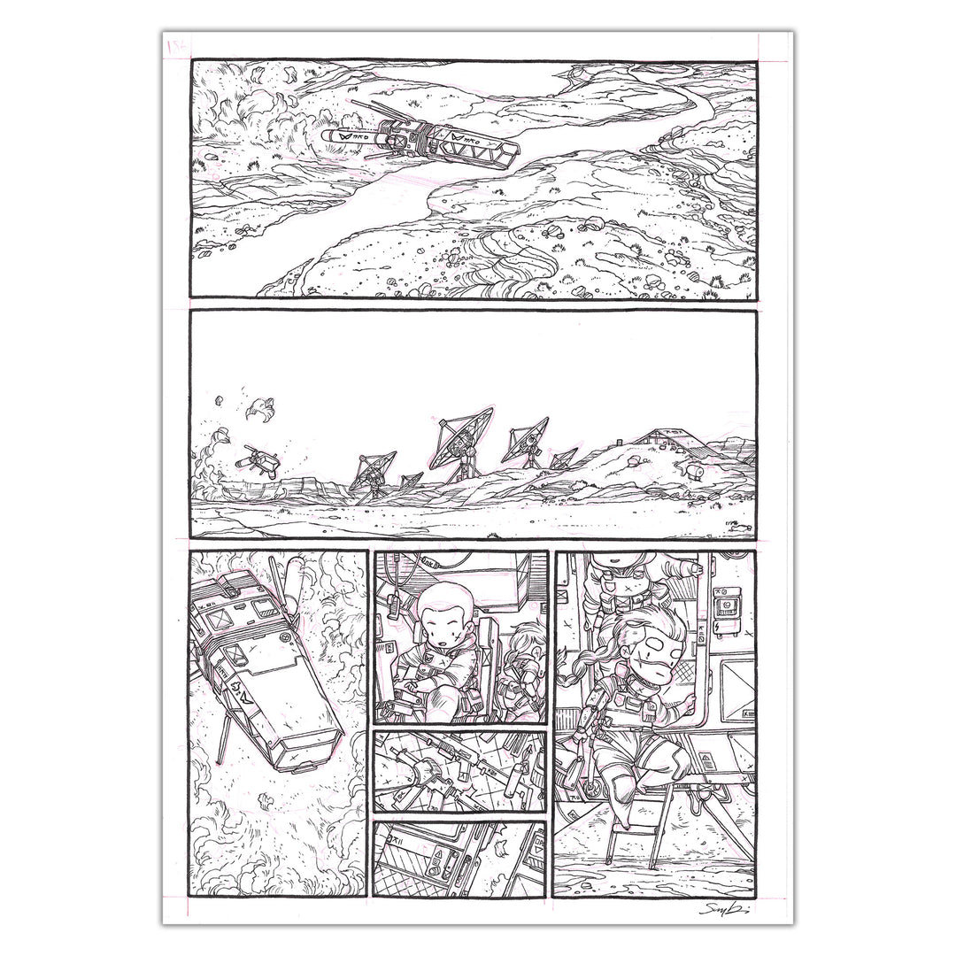 Guillaume Singelin - Frontier - Original panel 186