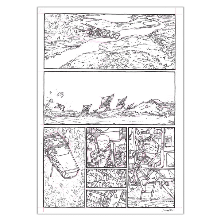 Guillaume Singelin - Frontier - Original panel 186