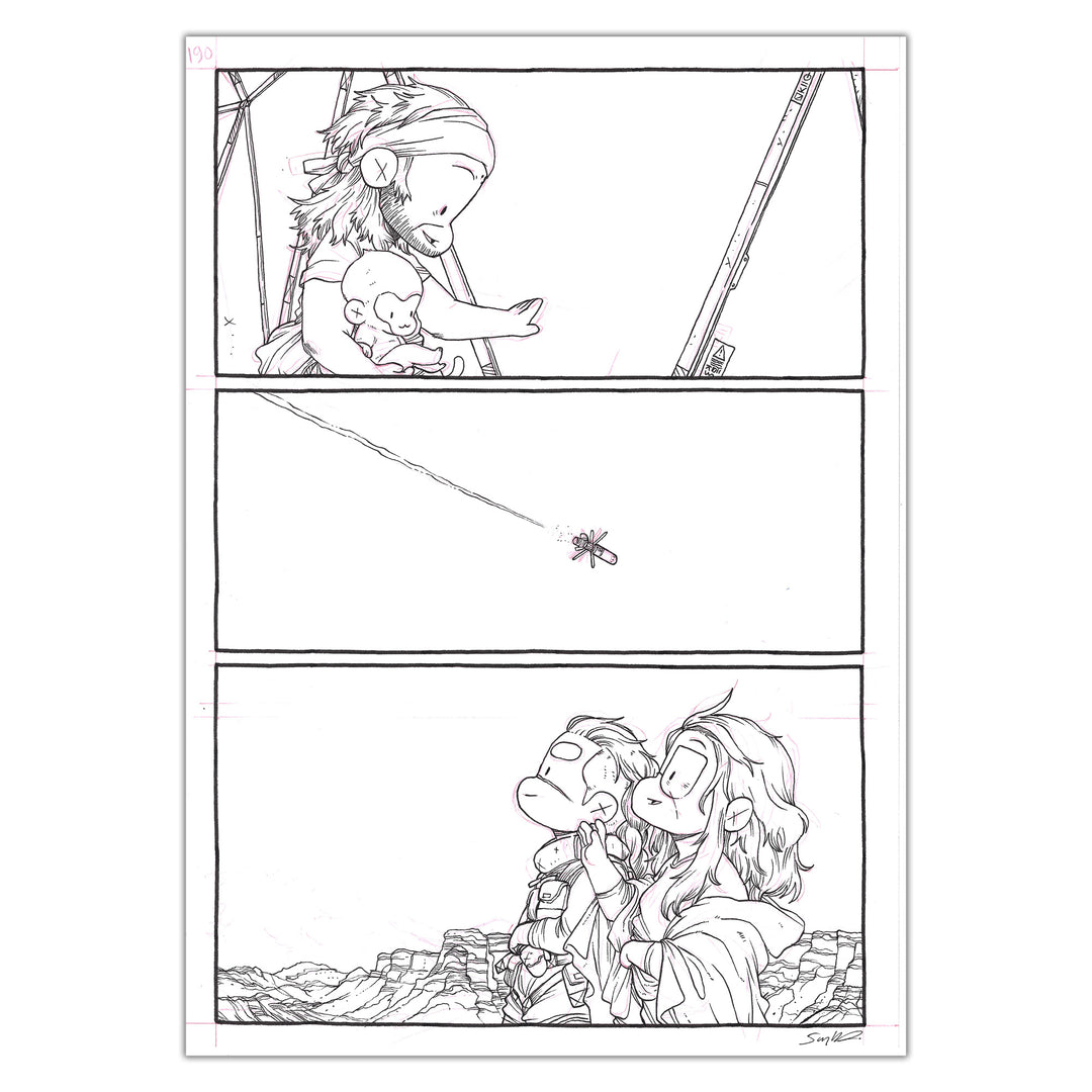 Guillaume Singelin - Frontier - Original panel 190