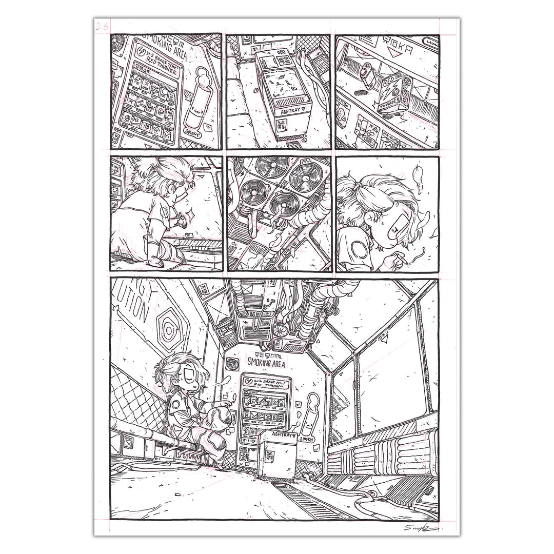 Guillaume Singelin - Frontier - Original panel 26