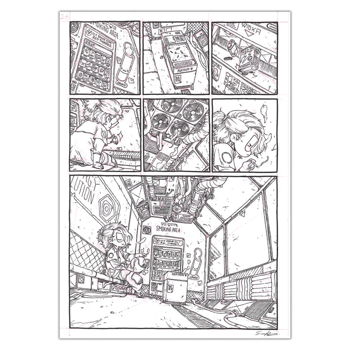 Guillaume Singelin - Frontier - Original panel 26