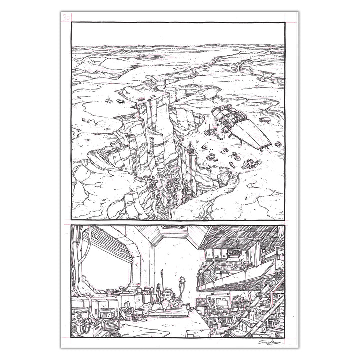 Guillaume Singelin - Frontier - Original panel 30