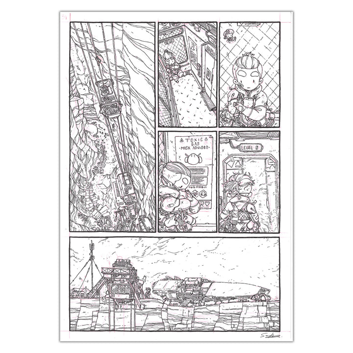 Guillaume Singelin - Frontier - Original panel 34