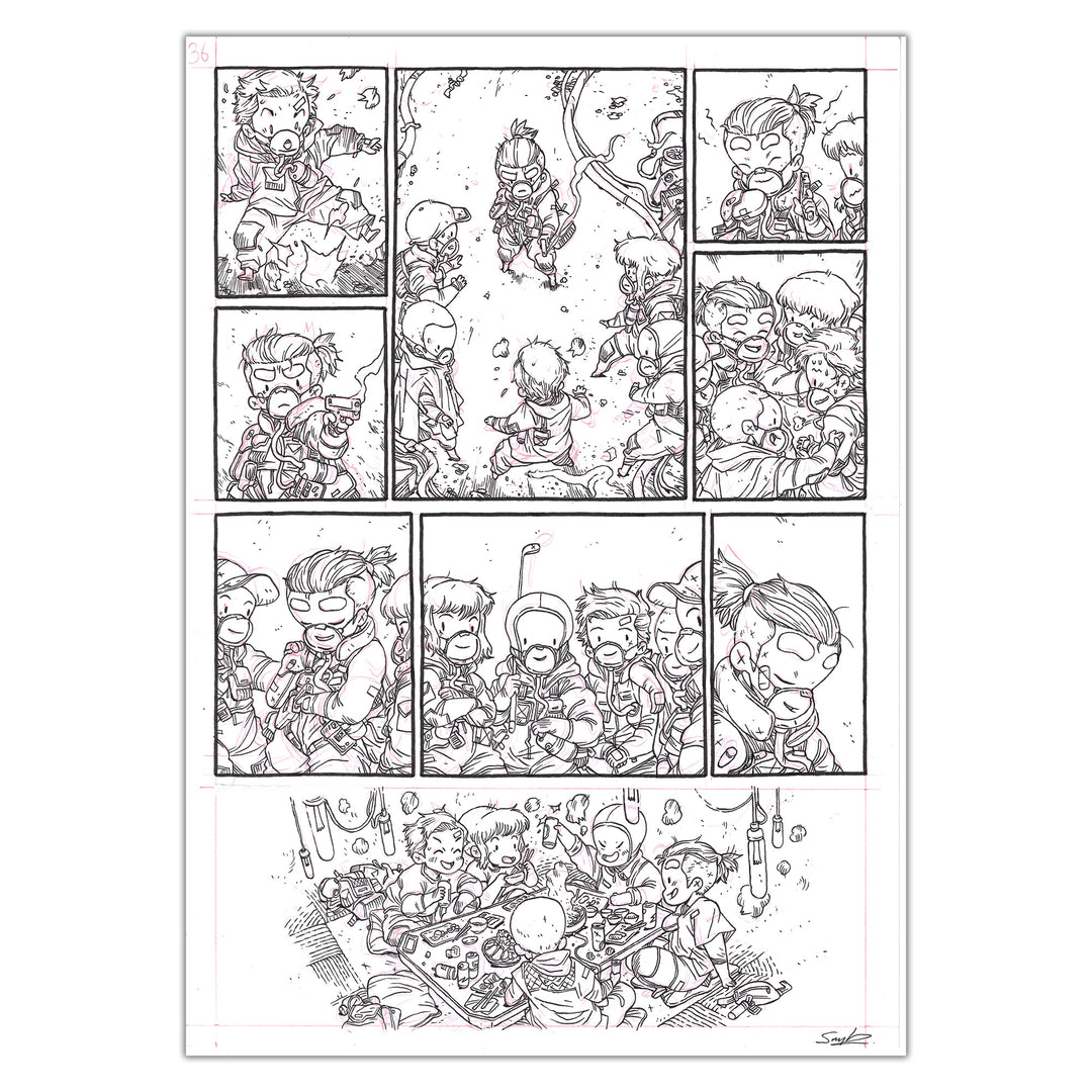 Guillaume Singelin - Frontier - Original panel 36