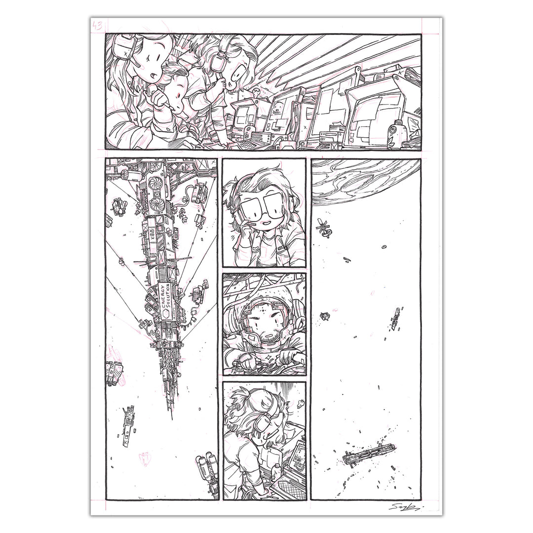 Guillaume Singelin - Frontier - Original panel 43