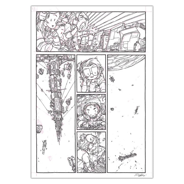 Guillaume Singelin - Frontier - Original panel 43