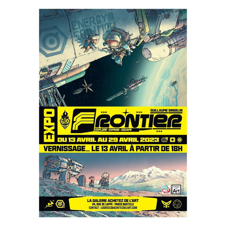 Guillaume Singelin - Frontier - Original panel 34