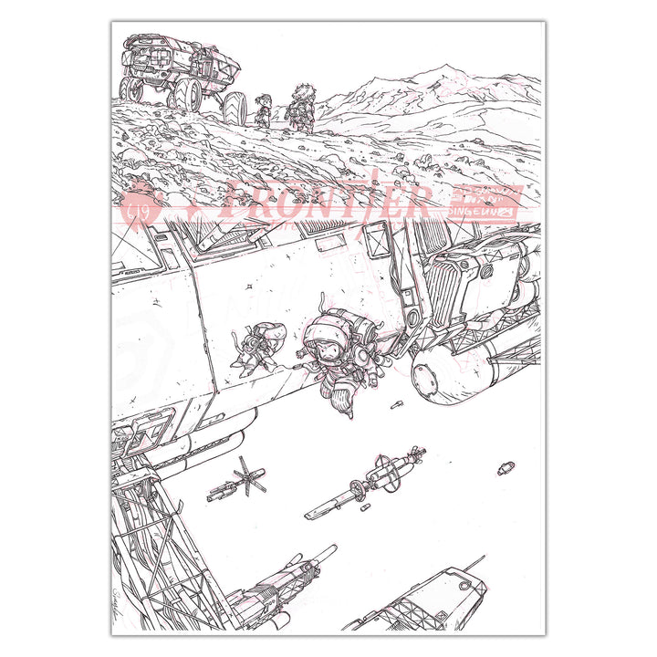 Guillaume Singelin - Frontier - Original cover