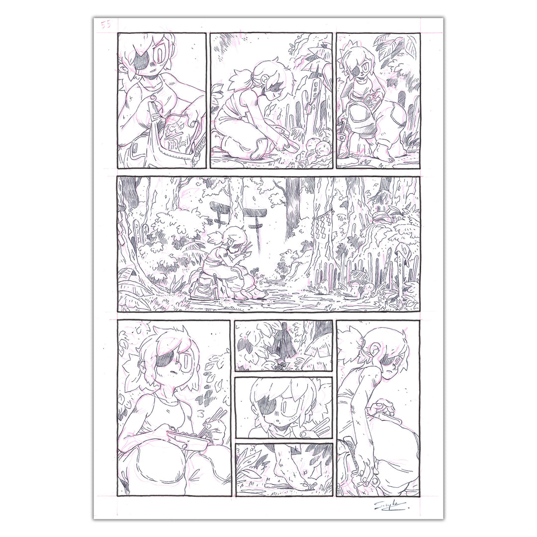 Guillaume Singelin - PTSD - Planche originale page 55