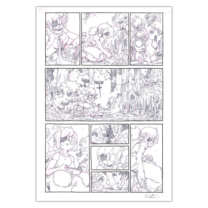 Guillaume Singelin - PTSD - Planche originale page 55