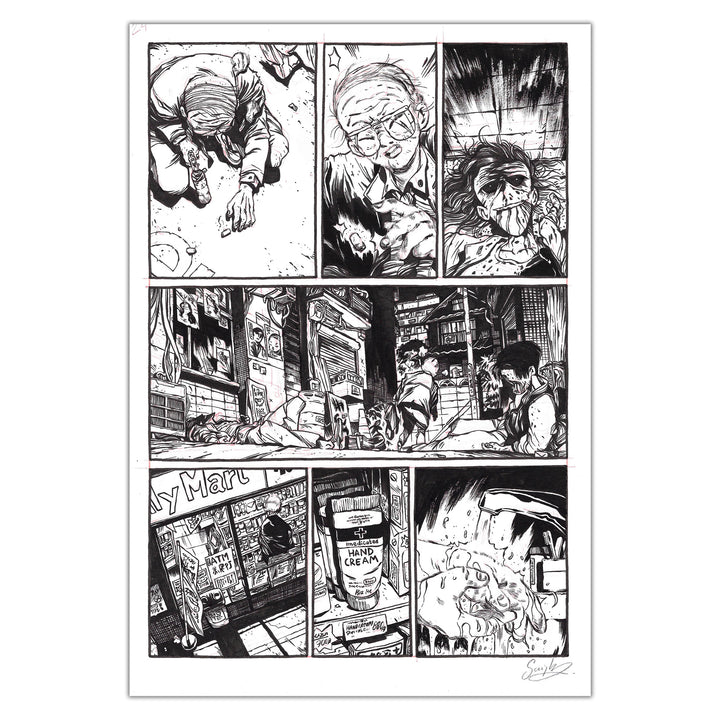 Guillaume Singelin - LowReader 1 Mr Sato - Planche originale page 23