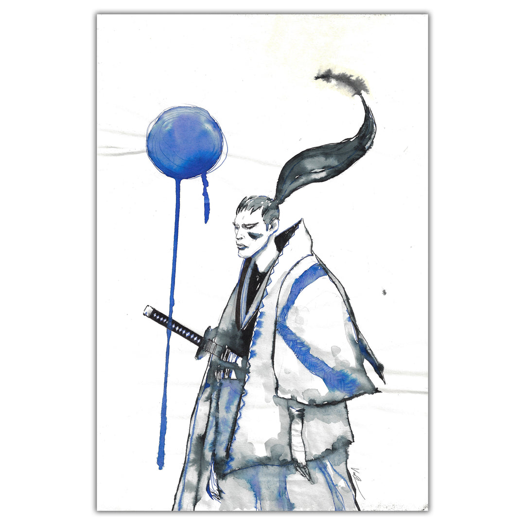 Vincenzo Balzano - Illustration originale Samouraï