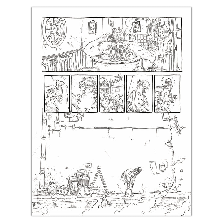 Le Turk - Dead Train - Planche originale page 102