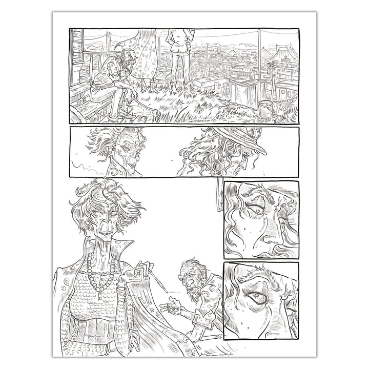 Le Turk - Dead Train - Planche originale page 124