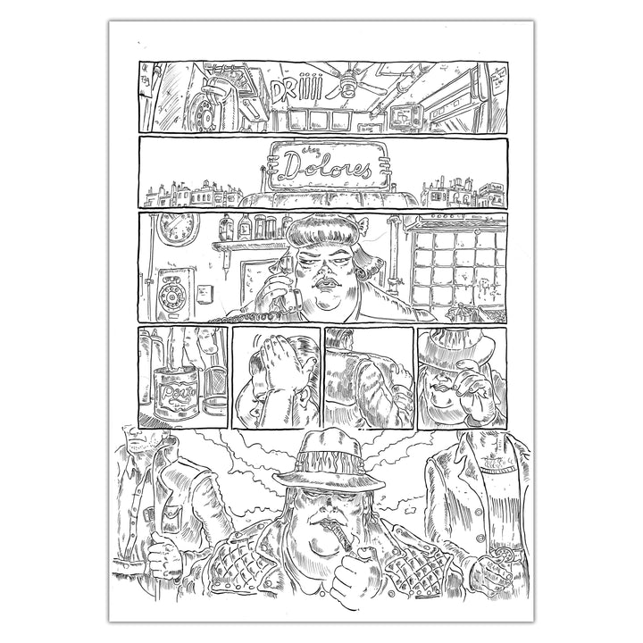 Le Turk - Dead Train - Planche originale page 138