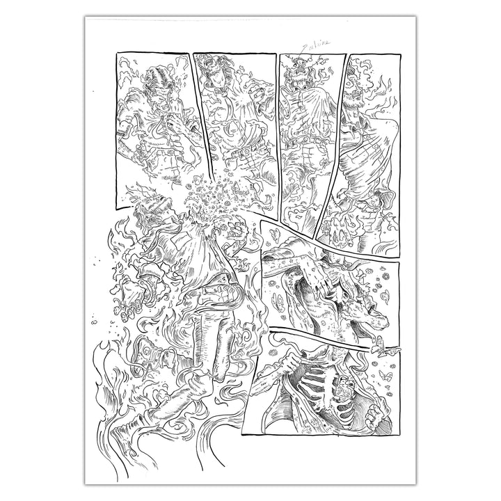Le Turk - Dead Train - Planche originale page 144
