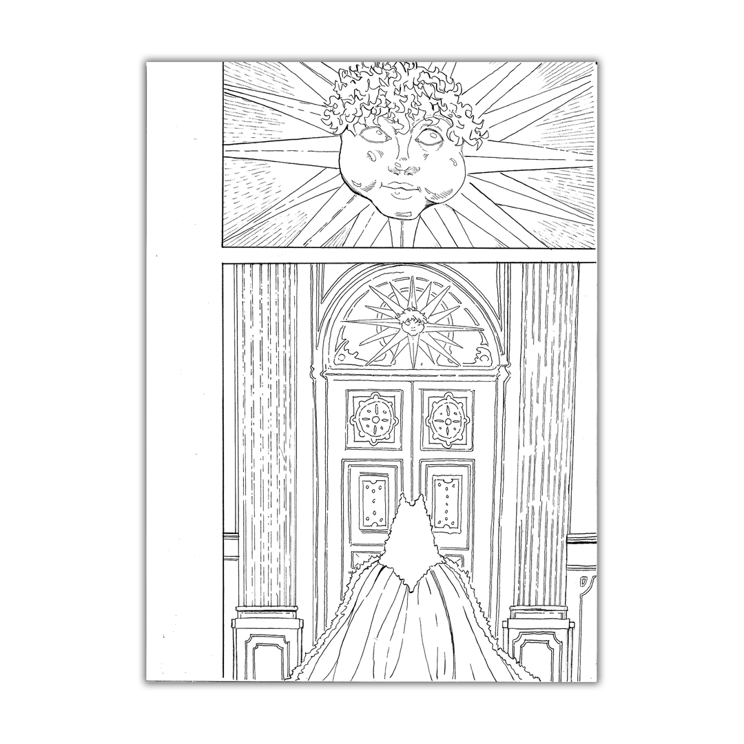 Konkuru - Edas - Le roi soleil - Planche originale 16