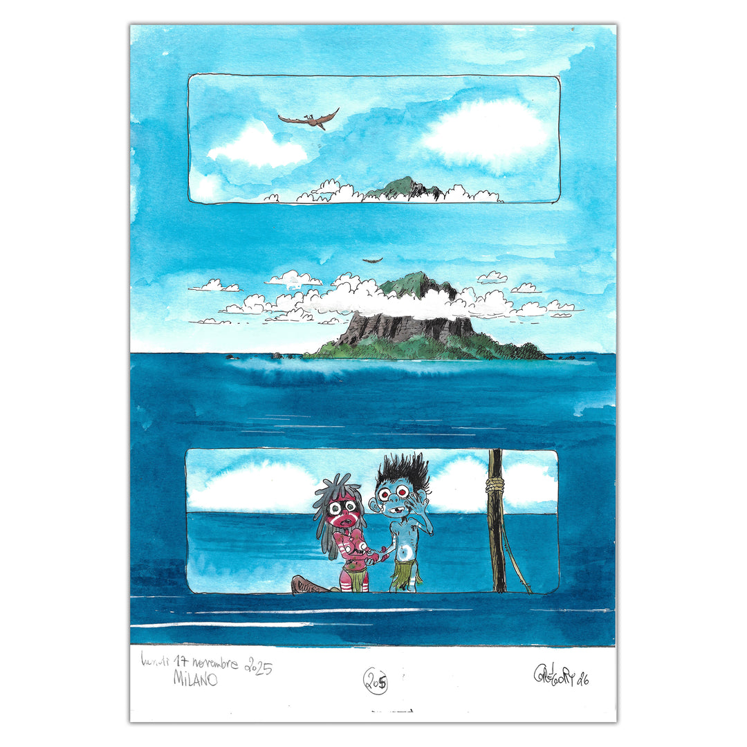 Gregory Panaccione - Petit Bonhomme - Original page 223