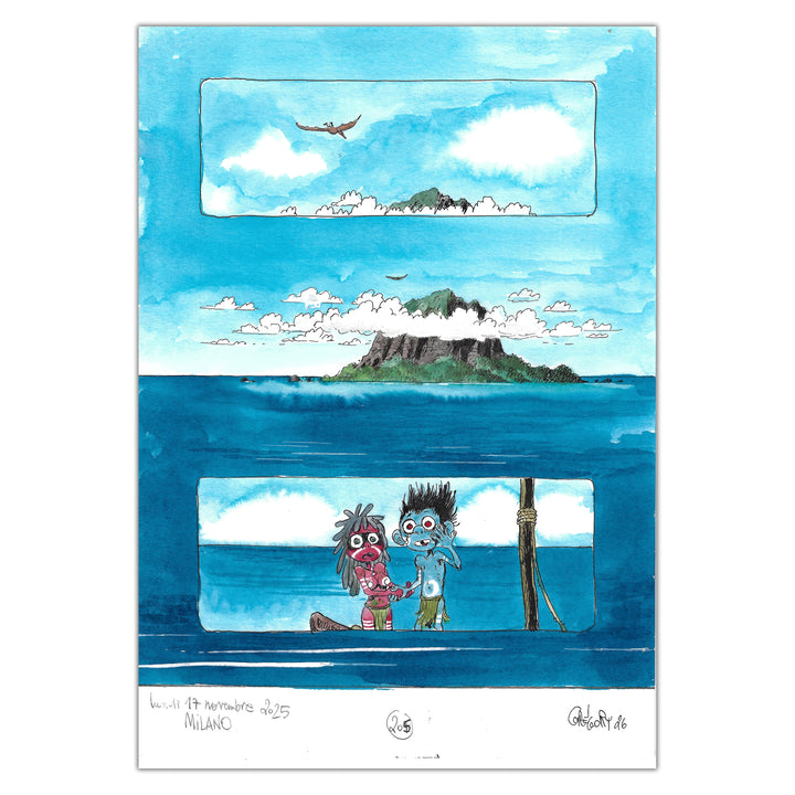 Gregory Panaccione - Petit Bonhomme - Original page 223
