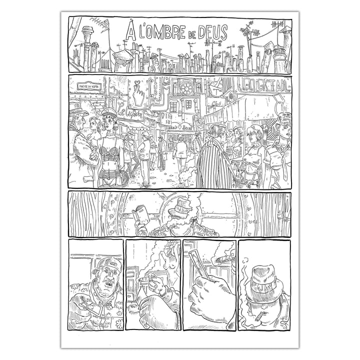 Le Turk - Dead Train - Planche originale page 54