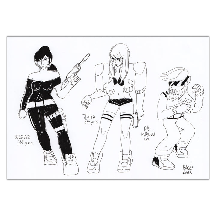 Alexis Bacci - Captain Death - Recherche 14