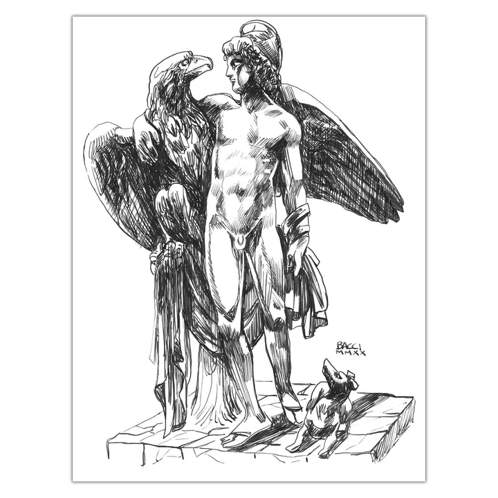 Alexis Bacci - No pencil statue étude 2