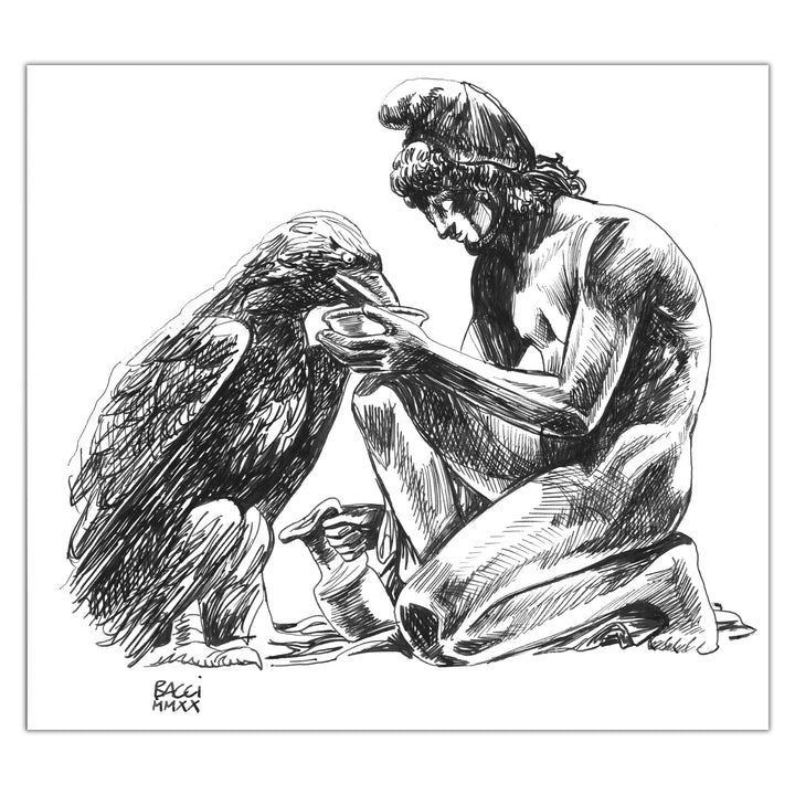 Alexis Bacci - Ink October - No pencil statue studies 3
