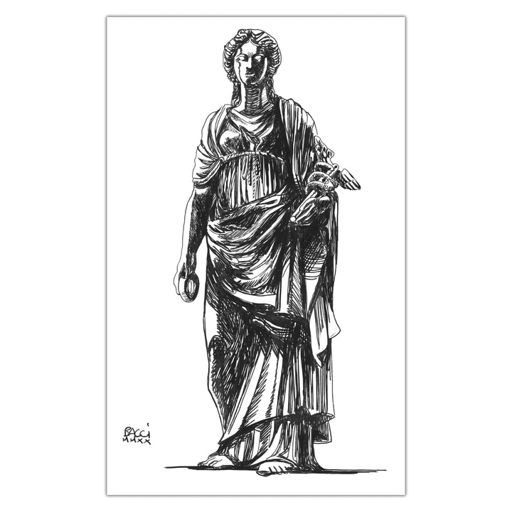 Alexis Bacci - Ink October - No pencil statue studies 5