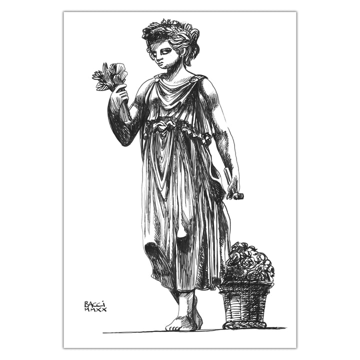 Alexis Bacci - Ink October - No pencil statue studies 6