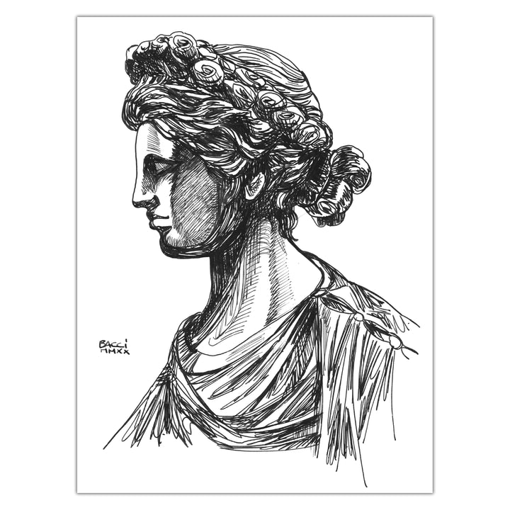 Alexis Bacci - Ink October - No pencil statue studies 8