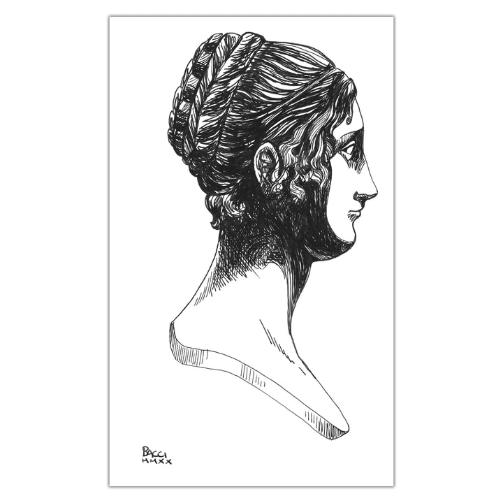 Alexis Bacci - Ink October - No pencil statue studies 10