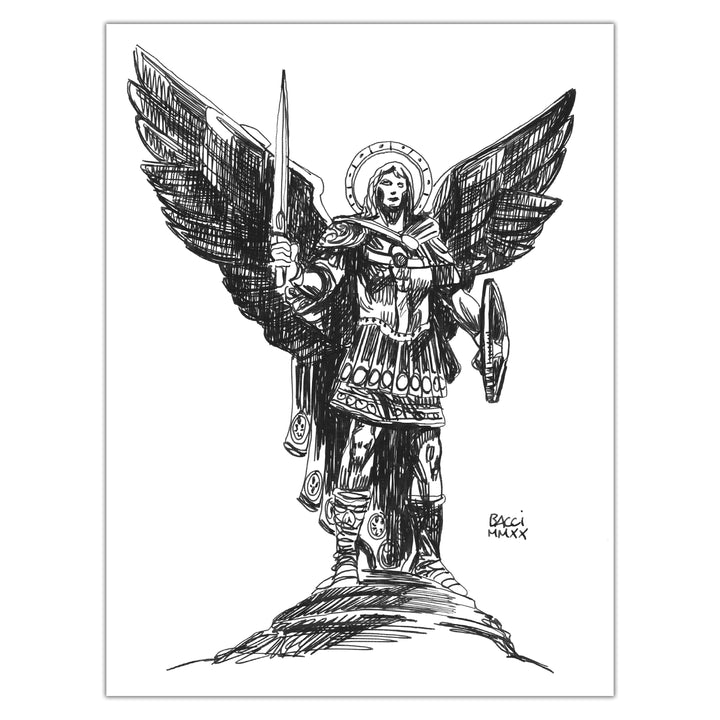 Alexis Bacci - Ink October - No pencil studies étude 11