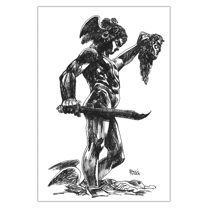Alexis Bacci - Ink October - No pencil statue studies 21
