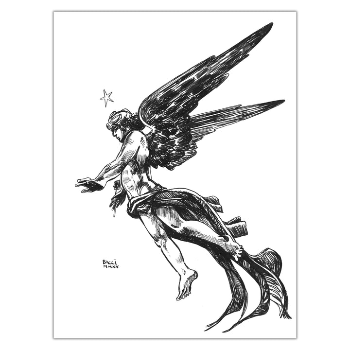 Alexis Bacci - Ink October - No pencil statue studies 25