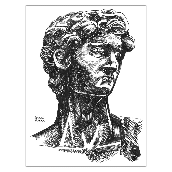Alexis Bacci - Ink October - No pencil statue studies 27