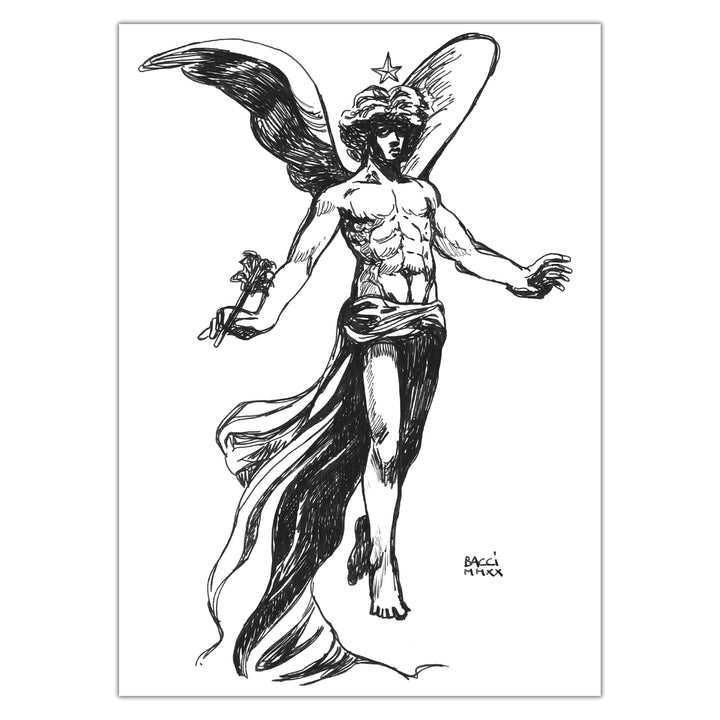 Alexis Bacci - Ink October - No pencil statue studies 28