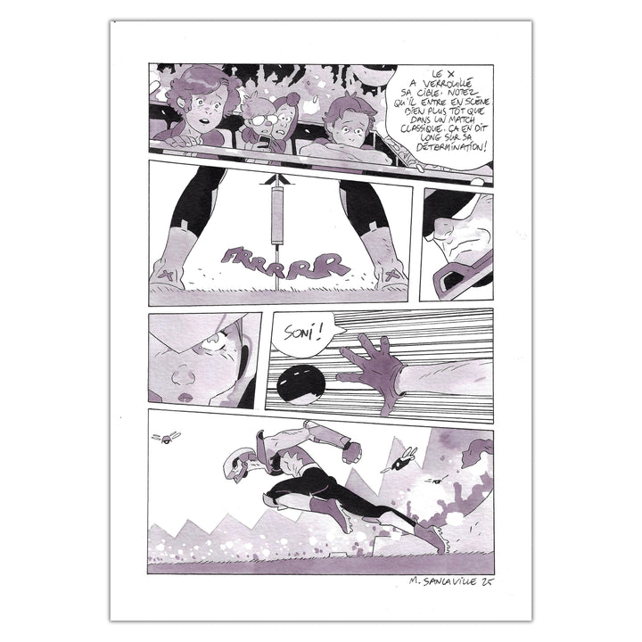 Michaël Sanlaville - Banana Sioul - Planche originale - Tome 2