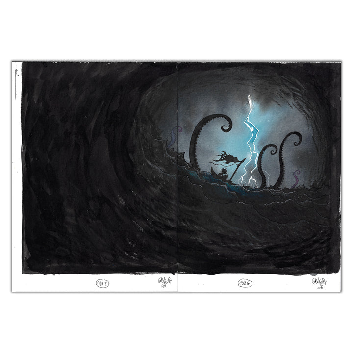 Gregory Panaccione - Petit Bonhomme - Original double page 200 and 201