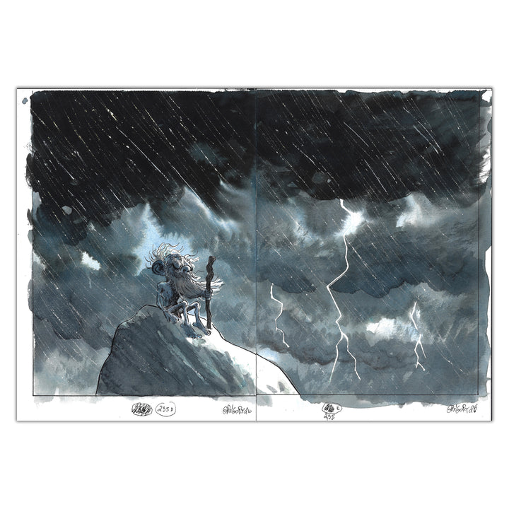Gregory Panaccione - Petit Bonhomme - Original double page 268 and 269