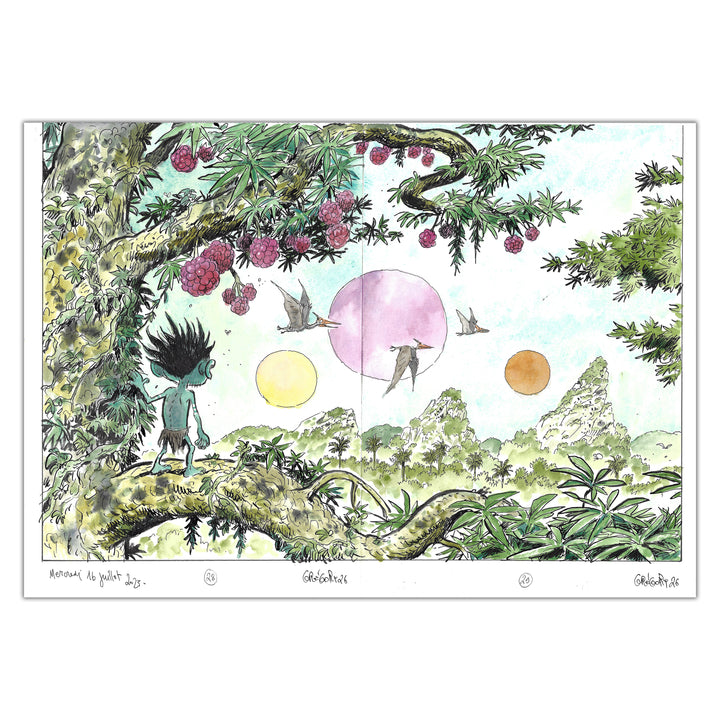 Gregory Panaccione - Petit Bonhomme - Original double page 30 and 31
