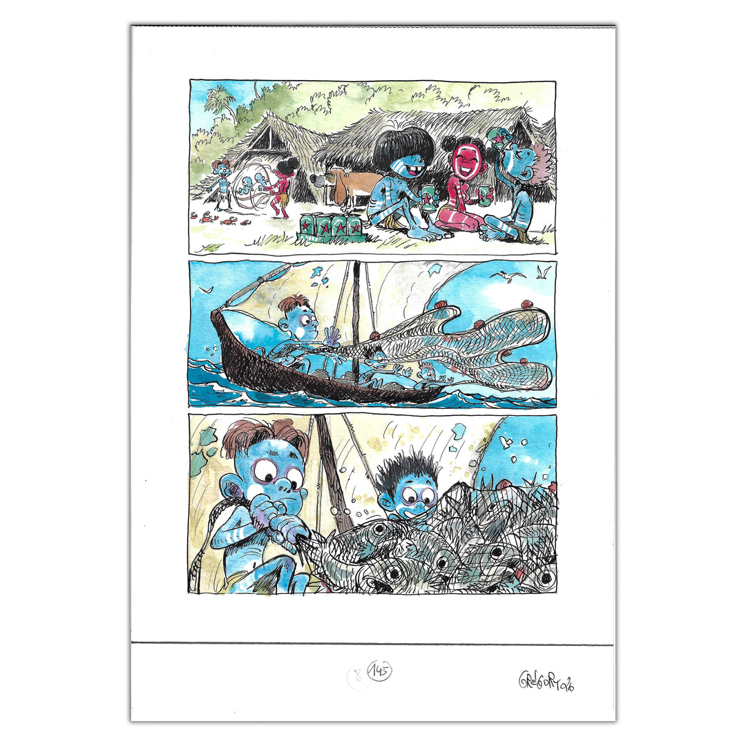 Gregory Panaccione - Petit Bonhomme - Original page 5