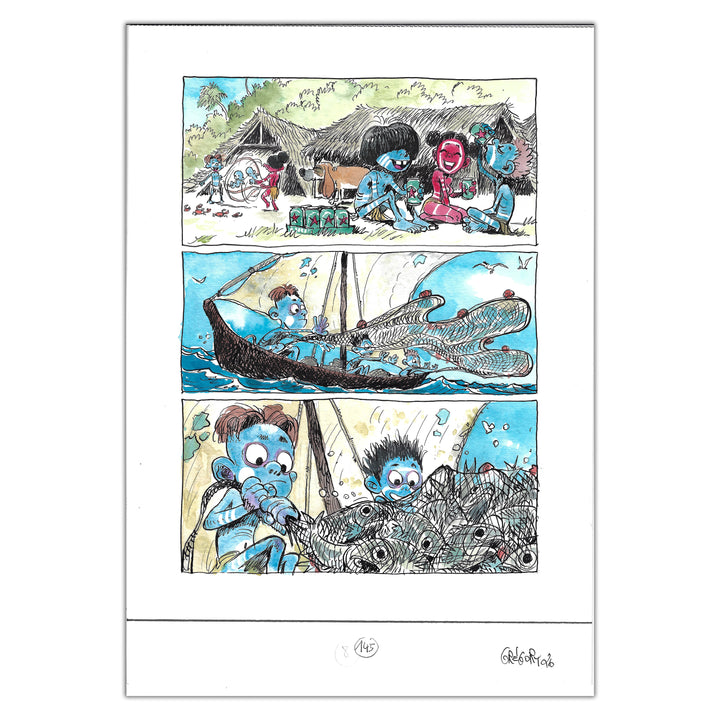 Gregory Panaccione - Petit Bonhomme - Original page 5