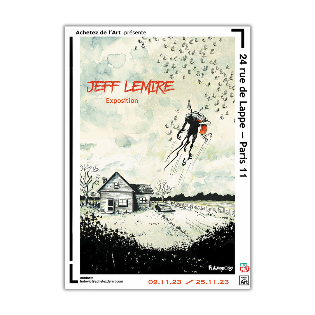 Jeff Lemire - Fishflies - Original double plate 80-81