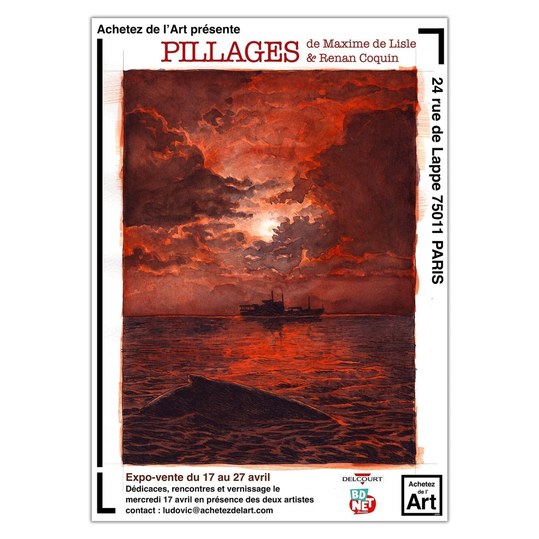 Pillages - Renan Coquin & Maxime de Lisle - Original plate 77