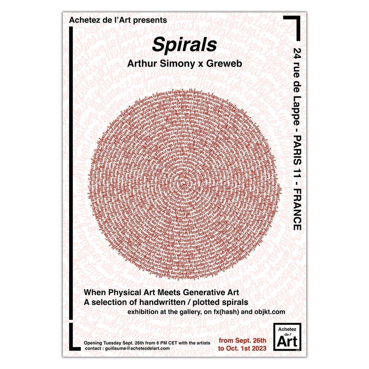 Arthur Simony x Greweb - Courage Equality Honesty Spiral