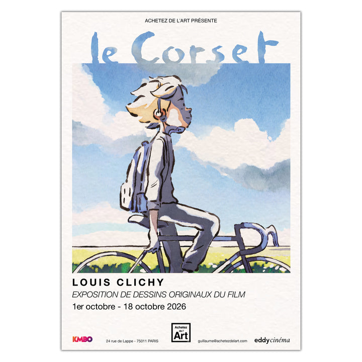 Louis Clichy - Le Corset - Original drawing on paper (ref. 1)