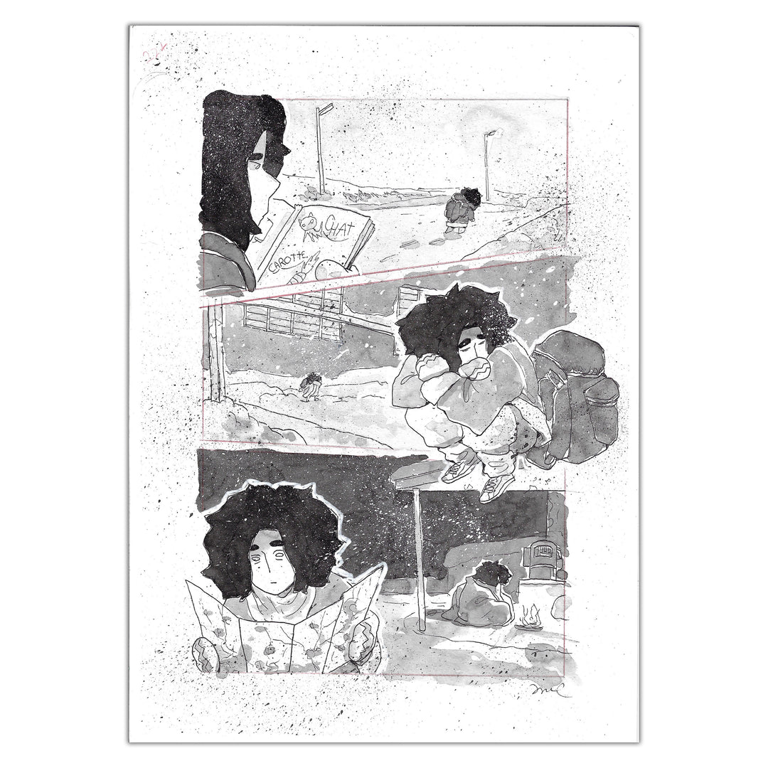 Anne Masse - Asphalte Sauvage - Page originale 226
