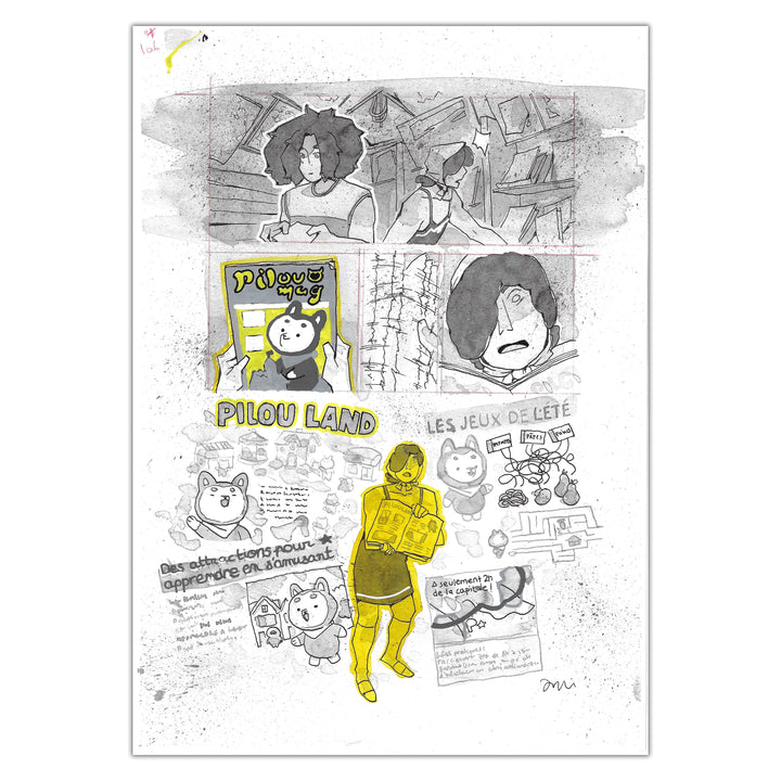 Anne Masse – Asphalte Sauvage – Original page 108