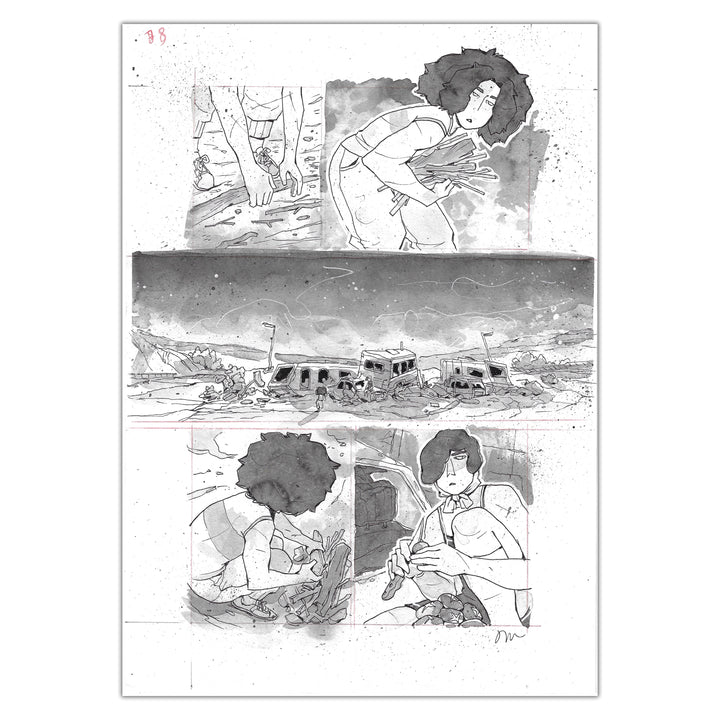 Anne Masse – Asphalte Sauvage – Original page 90